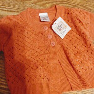 Baby girl's size 6-12 months baby Charlie & Me cardigan